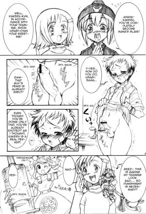 (C66) [Rei no Tokoro (Kuroarama Soukai)] Mata Ganbarou Yoh! [Let's Try Our Best Again!] (Gacha Force Kakeru Extend [Gotcha Force]) [English] - Page 4