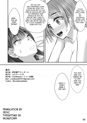 [Silicon Jichou (Condessa)] Shuumatsu Fudeoroshi Girl | Apocalypse Cherry-Popping Girls [English] [Jedic] [Digital] - Page 26