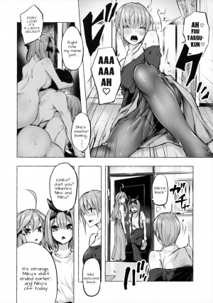 [Sawaraya Shoten (Sahara Gensei)] Hanayome no Kakuritsu (Gotoubun no Hanayome) [English] [DKKMD Translations × Maid - Manga Indonesia] - Page 12