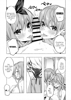 [Sawaraya Shoten (Sahara Gensei)] Hanayome no Kakuritsu (Gotoubun no Hanayome) [English] [DKKMD Translations × Maid - Manga Indonesia] - Page 21