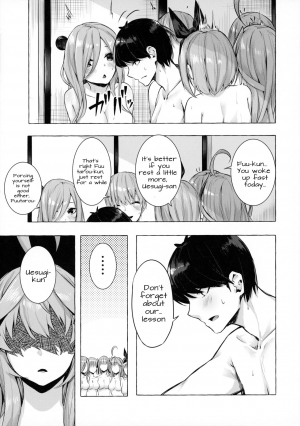 [Sawaraya Shoten (Sahara Gensei)] Hanayome no Kakuritsu (Gotoubun no Hanayome) [English] [DKKMD Translations × Maid - Manga Indonesia] - Page 35