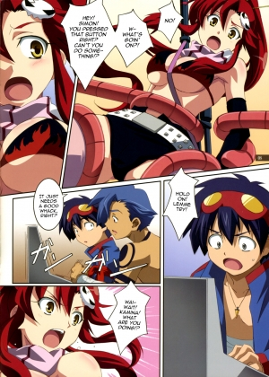 (C72) [Mahirutei (Izumi Mahiru)] Kibun wa Yoko-so (Tengen Toppa Gurren Lagann) [English] - Page 9