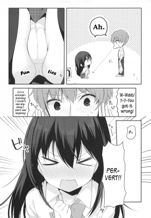 (C94) [Puchimaple (Hisagi)] 12-sai Sa no Himitsu Renai | A Secret Relationship 12 Years Apart [English] [#NotActuallyVisualNovelTalk] - Page 5