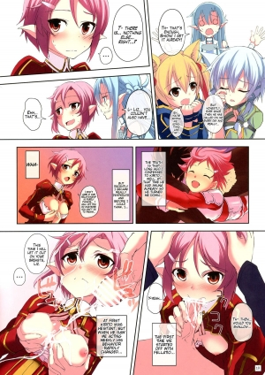 (C83) [Seven Days Holiday (Shinokawa Arumi, Koga Nozomu)] Mad Tea Party (Sword Art Online) [English] [EHCOVE] - Page 11