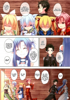 (C83) [Seven Days Holiday (Shinokawa Arumi, Koga Nozomu)] Mad Tea Party (Sword Art Online) [English] [EHCOVE] - Page 17