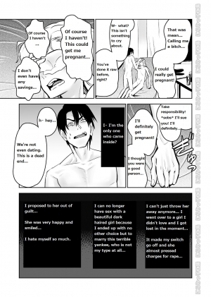 [Niramikko Koujou] Kinpatsu Yancha-kei na Kanojo to no Kurashikata Saenai Seinen ga Junjou Yankee to Deatta Sono Hi ni Sex & Kekkon Shichau Ohanashi [English] [Digital] - Page 28