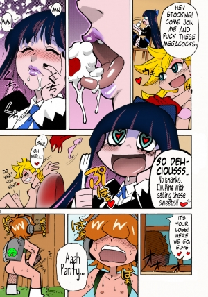 (C79) [Okina Keikaku (Shiwasu no Okina)] PANTY (Panty & Stocking with Garterbelt) [English] =LWB= [Colorized] - Page 4