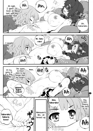 (GirlsLoveFestival 17) [Purimomo (Goyac)] Himegoto Flowers 10 | Secret Flowers 10 (YuruYuri) [English] [Yuri-ism] - Page 12