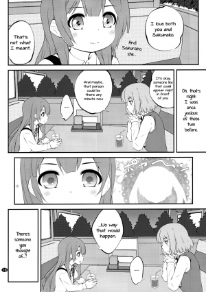 (GirlsLoveFestival 17) [Purimomo (Goyac)] Himegoto Flowers 10 | Secret Flowers 10 (YuruYuri) [English] [Yuri-ism] - Page 17