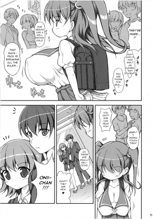 [Hadairozanmai (Mitei)] Imouto no Oppai wa Onii-chan no Tame ni Arun dakara! [English] [q91] [Digital] - Page 6