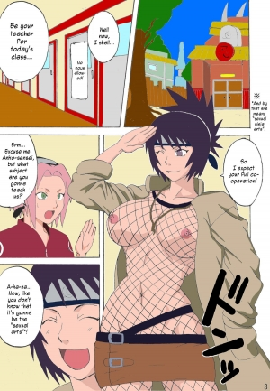 (C74) [Naruho-dou (Naruhodo)] Sekaiichi Uketai Anko no Jugyou (Naruto) [English] [Colorized] - Page 3