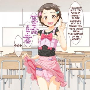 (C94) [Manaita] Sensei! Kounai de Jojisou Shitemite! | Teacher! Try dressing up as a girl in school! [English] - Page 25