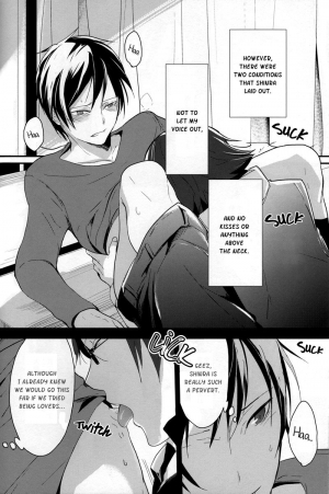  [Gosumura] B-Heart - Durarara doujinshi (Yaoi-Sei) English  - Page 9