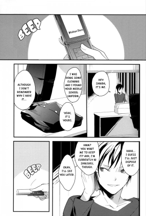  [Gosumura] B-Heart - Durarara doujinshi (Yaoi-Sei) English  - Page 14