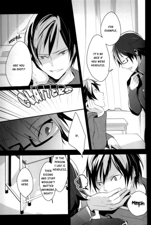  [Gosumura] B-Heart - Durarara doujinshi (Yaoi-Sei) English  - Page 22