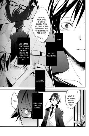  [Gosumura] B-Heart - Durarara doujinshi (Yaoi-Sei) English  - Page 30