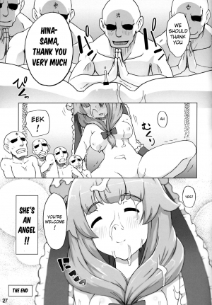 (Meikasai 10) [Momo Ego (Kei Jiei)] Hina-sama wa Megami (Touhou Project) [English] [H-Konbini] - Page 27