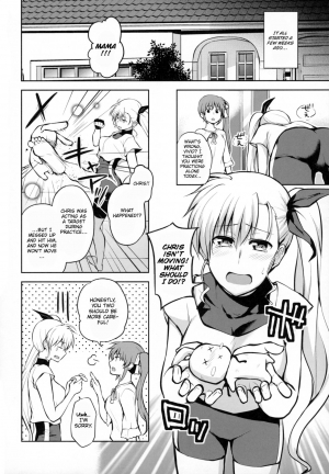 (Lyrical Magical 20) [allo (Nagashiro Rouge)] Mama to Musume no Otona Step (Magical Girl Lyrical Nanoha) [English] - Page 6