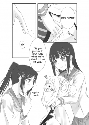 [Neko Bus Unsou (Neko Bus)] Oshiete Sense | Let Us Hear You, Sensei (Love Live! Sunshine!!) [English] [Googled Anon] [Digital] - Page 11