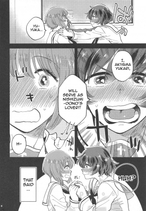  (C95) [Sonotaozey (Yukataro)] Nishizumi-dono ni Haete Shimatte mo Aishite Orimasu! | I will still love Nishizumi-dono Even If She Grew One! (Girls und Panzer) [English]  - Page 9