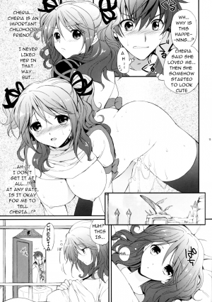 (C78) [Kurimomo (Tsukako)] Cheria-chan no Tottemo Hazukashii Hon Junpaku no Reijou Hen (Tales of Graces) [English] - Page 13