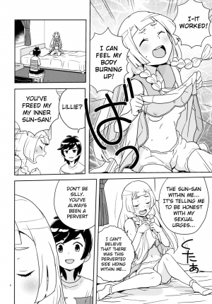 (C94) [Zenra Restaurant (Heriyama)] Lillie to Sun no Saimin Daisakusen - Lillie and Sun's Hypnotized Campaign (Pokémon Sun and Moon) [English] [Belldandy100] [Decensored] - Page 9