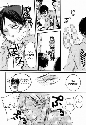 [Sakananohone (maza-)] Baka Ie. Ore wa Motomoto Kekkou Eren ni Yasahii... | Call It Stupid. I'm Only Gentle to Eren Naturally... (Shingeki no Kyojin) [English] - Page 20