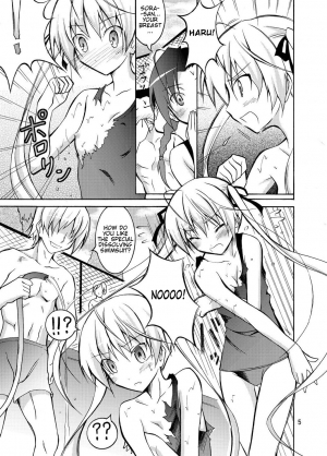 (Puniket 22) [Nihon Dandy (Matsuno Susumo)] Sora to Tokeru Mizugi to Pool Souji (Yosuga no Sora) [English] {Munyu} - Page 5