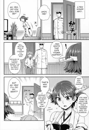 (C86) [Kacchuu Musume (Itou Yuuji)] Hiei-san to Omamagoto | Playing House with Miss Hiei (Ikusame Minagi) (Kantai Collection -KanColle-) [English] [q91] - Page 3