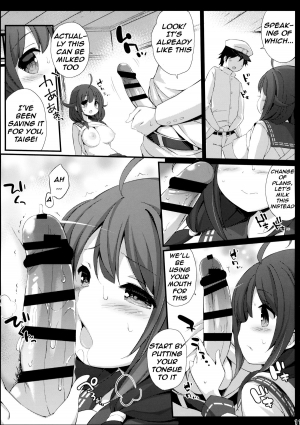 (C88) [Gakushokutei (Watanon)] Taigei-Chan no Milk ga Tarinai! (Kantai Collection -KanColle-) [English] [WN Translations] - Page 11