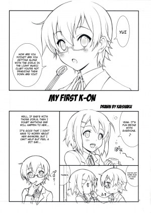  (COMIC1☆3) [PROJECT HARAKIRI (Kaishaku)] Hajimete no K-ON | My First K-ON (K-ON!) [English] [4Dawgz]  - Page 6