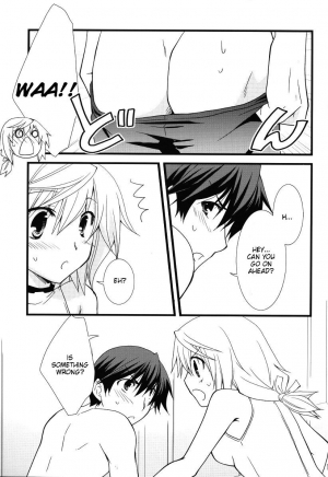 (C79) [CHAGASHI SAIBAN (Yamabuki Mook)] Kigae Chuuihou ! | Warning Changing Clothes! (Infinite Stratos) [English] [kibitou4life] - Page 11