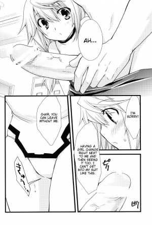 (C79) [CHAGASHI SAIBAN (Yamabuki Mook)] Kigae Chuuihou ! | Warning Changing Clothes! (Infinite Stratos) [English] [kibitou4life] - Page 12