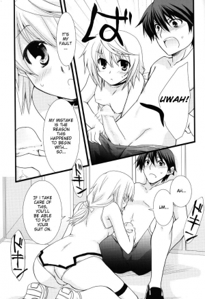 (C79) [CHAGASHI SAIBAN (Yamabuki Mook)] Kigae Chuuihou ! | Warning Changing Clothes! (Infinite Stratos) [English] [kibitou4life] - Page 13