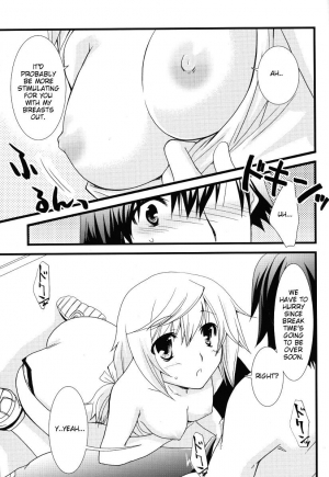 (C79) [CHAGASHI SAIBAN (Yamabuki Mook)] Kigae Chuuihou ! | Warning Changing Clothes! (Infinite Stratos) [English] [kibitou4life] - Page 15