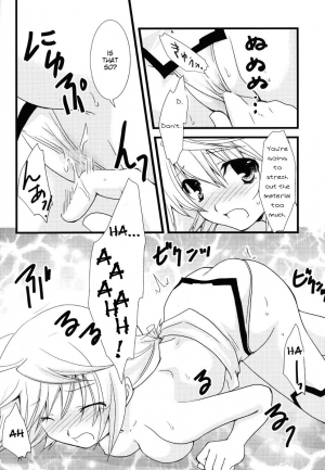 (C79) [CHAGASHI SAIBAN (Yamabuki Mook)] Kigae Chuuihou ! | Warning Changing Clothes! (Infinite Stratos) [English] [kibitou4life] - Page 22