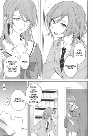 (C95) [Tatakai no Kiseki (Senyuu)] Sayo Lisa Hina Ecchi Book (BanG Dream!) [English] [Erokawa_Senpai] - Page 3