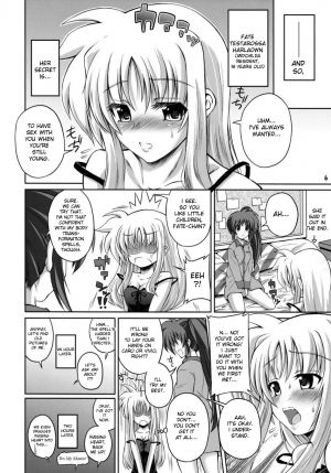 (C76) [Senya Sabou (Alpha AlfLayla)] Otona Fate to Kodomo Nanoha (Mahou Shoujo Lyrical Nanoha) [English] [desudesu] - Page 6