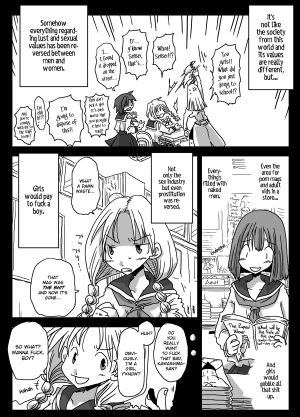 [Amahara Teikoku (Amahara)] Teisou Gyakuten Sekai | World of Reversed Gender Roles [English] [Hot Cocoa] [Digital] - Page 5