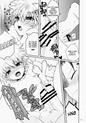 (Shota Scratch 24) [MiUMiU (Amin)] Sei Kurabe!! | Comparing Sex!! (Hunter x Hunter) [English] [HXH-Doujinshilivejournal] - Page 13