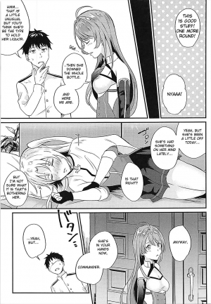 (COMIC1☆13) [latelate (Chikubai)] Cleveland to Yoidore Ecchi | Drunk Sex with Cleveland (Azur Lane) [English] - Page 5