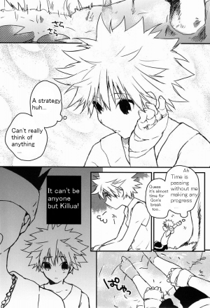 (CCOsaka87) [Shippuudotou (Tsune Yoshi)] CHILD SLIP (Hunter x Hunter) [Engilsh] [Willeke4439] - Page 4