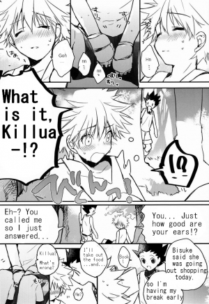 (CCOsaka87) [Shippuudotou (Tsune Yoshi)] CHILD SLIP (Hunter x Hunter) [Engilsh] [Willeke4439] - Page 6