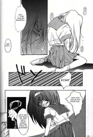 (C47) [HIGH RISK REVOLUTION (Iwasaki Hiromasa, Aizawa Hiroshi)] Shiori Daiishou Kuppuku | Shiori Vol.1 Submission (Tokimeki Memorial) [English] =LWB= - Page 32