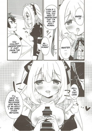 (C93) [stripe orange (Sumisaki Yuduna)] Marie ni Yasashiku Shite Kudasai ne? | Please, Be Kind With Me, Okay? (Fate/Grand Order) [English] [Mecte] - Page 9