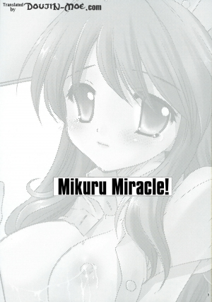 (SC32) [P.S. (Sakura Mitono)] Mikuru Mirakuru! / Mikuru Miracle (The Melancholy of Haruhi Suzumiya) [English] - Page 3