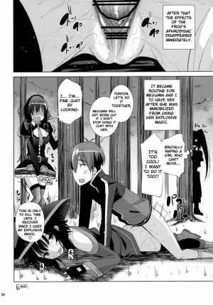 [Matsuge Antenna (Maihara Matsuge)] Kono Iyarashii Ekitai wa Nan desu ka? | What is this Nasty Liquid? (Kono Subarashii Sekai ni Syukufuku o!) [English] [Raknnkarscans] [Digital] - Page 24