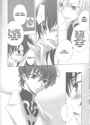 (C75) [MAX and Cool (Sawamura Kina)] Baby Sparks 2008 Sairokushuu (CODE GEASS: Lelouch of the Rebellion) [English] [Tigoris Translates] - Page 21