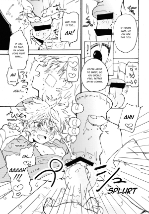 (C87) [Watagashi Maker, Naikai (Tomiko, Emilio)] Shounen Dokubutsu | Boy Poison (Hunter x Hunter) [English] [HXH-Doujinshilivejournal] - Page 11