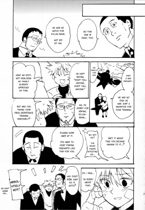 (C87) [Watagashi Maker, Naikai (Tomiko, Emilio)] Shounen Dokubutsu | Boy Poison (Hunter x Hunter) [English] [HXH-Doujinshilivejournal] - Page 23